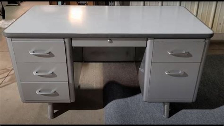 How do you restore a metal desk?