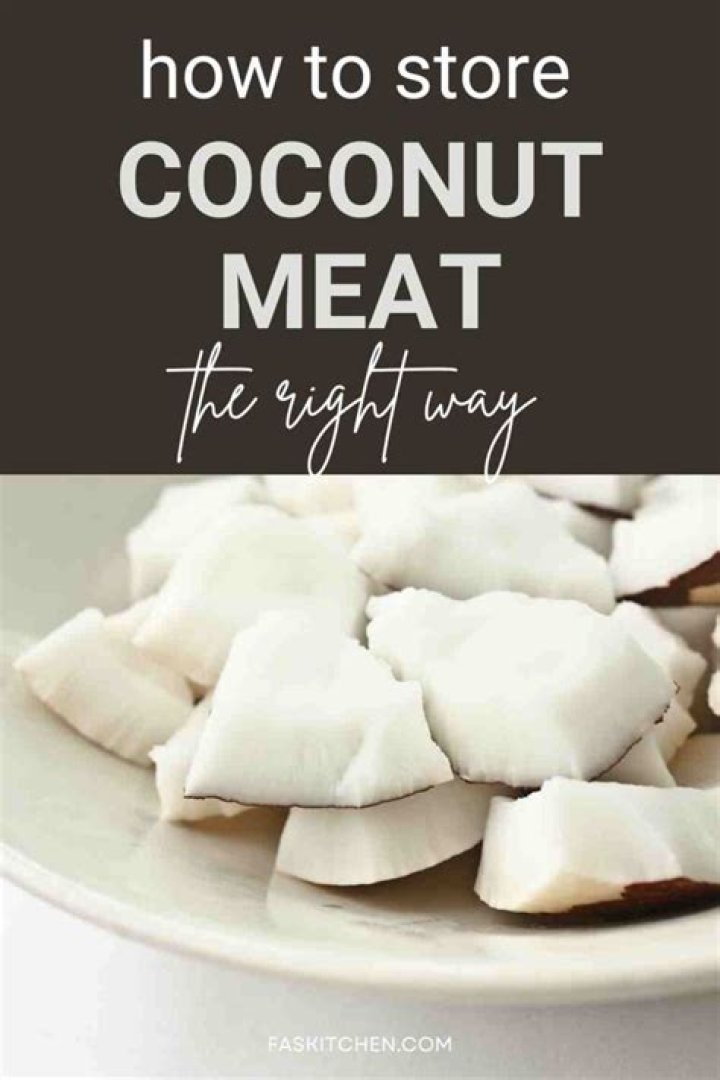 How do you shred fresh coconut meat?