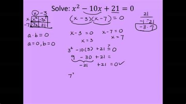 How do you solve second degree equations?