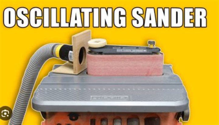 How does an oscillating spindle sander work?