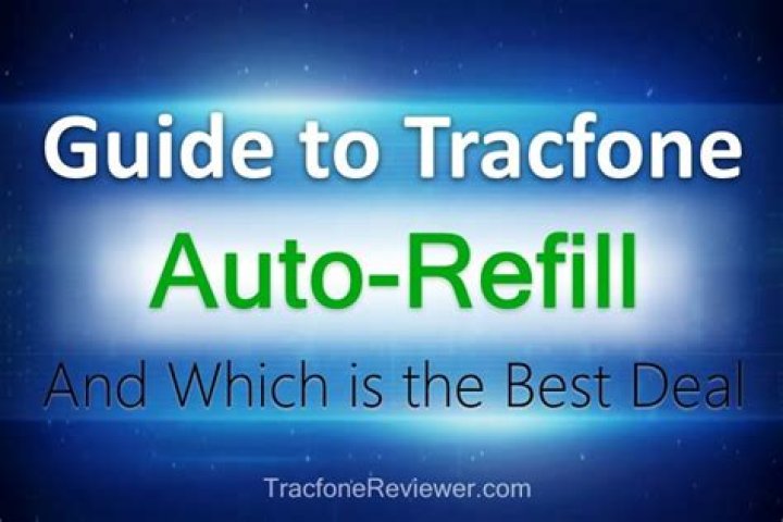 How does TracFone auto refill work?
