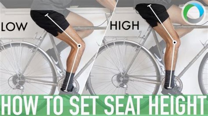 How high should your bicycle seat be?