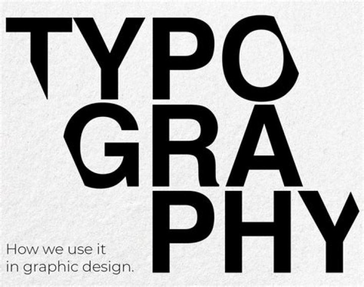 How is typography used?
