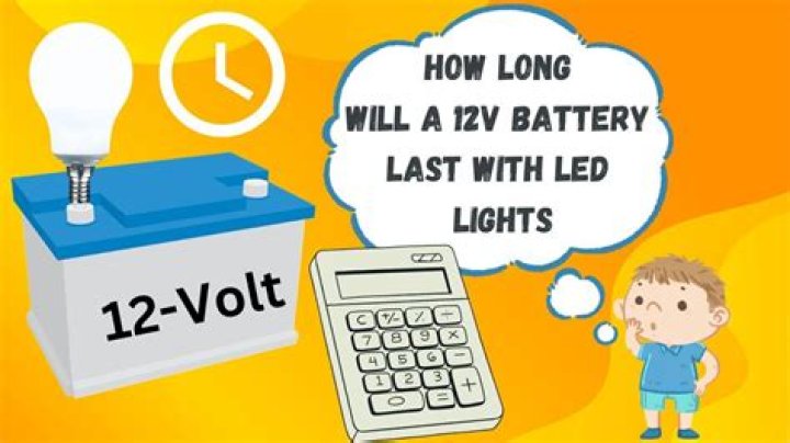 How many LEDs can a 12v battery power?