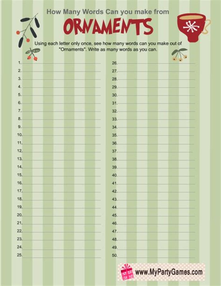 How many words can you make out of finally?