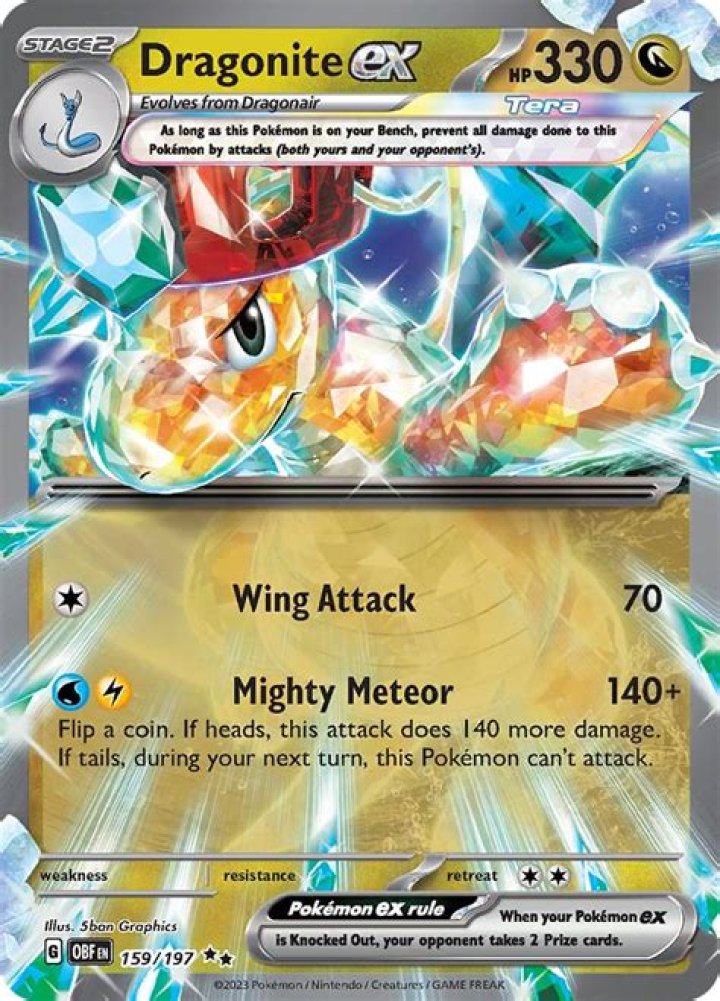 How much is a Dragonite Pokemon card?