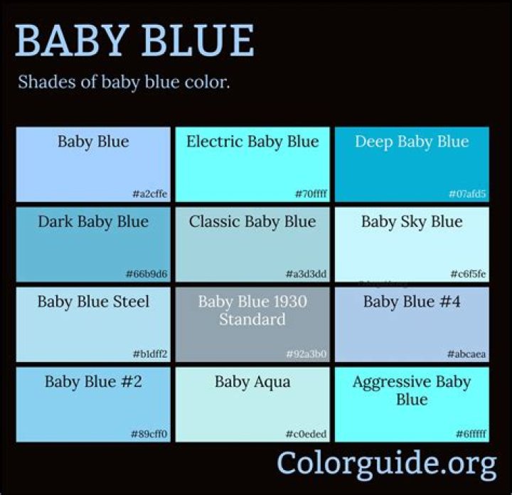 Is baby blue real color?