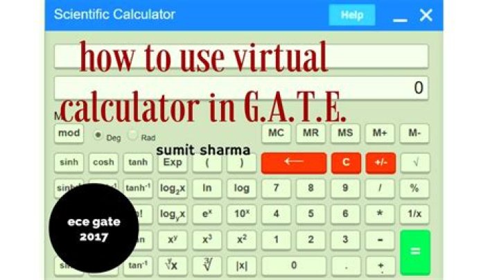 Is calc allowed in GATE exam?