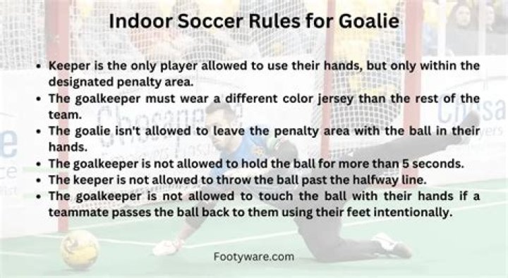 What are the rules for indoor soccer?