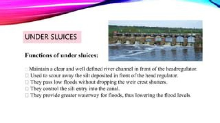 What are under sluices?