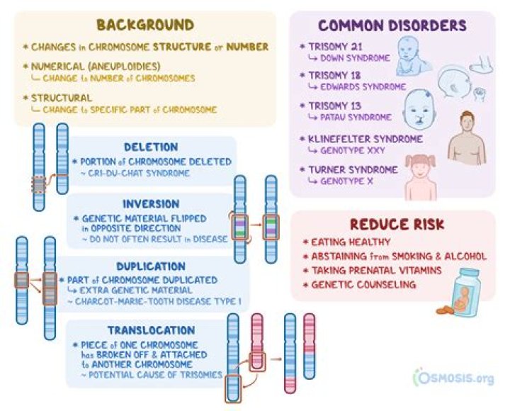 What diseases are caused by chromosomal abnormalities?