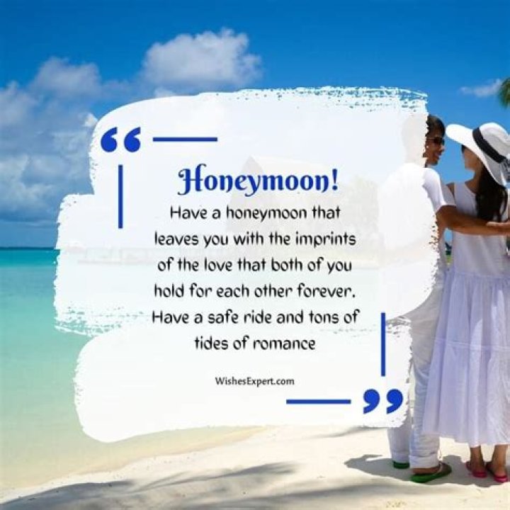 What do you do in a honeymoon?