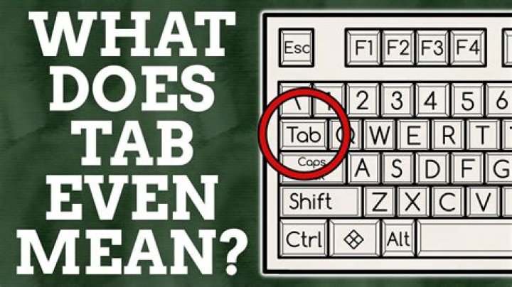 What do you mean by Tab key?