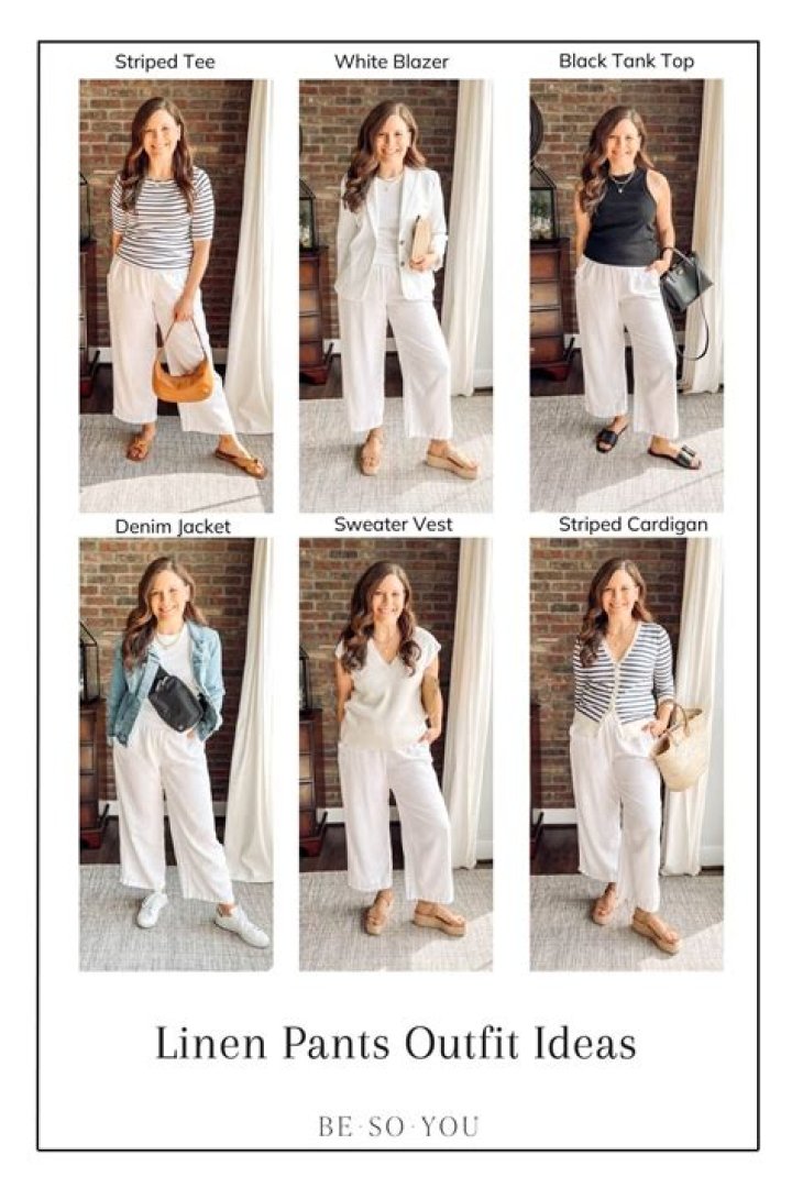 What do you wear with linen pants?