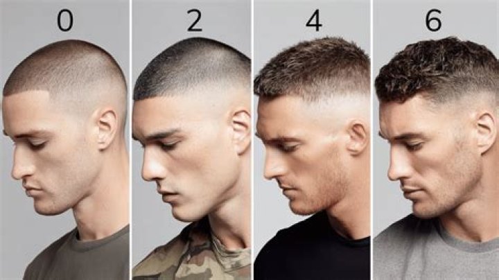What does a number 4 buzz cut look like?