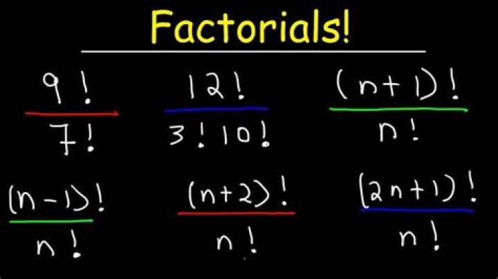 What does factorial mean in math?