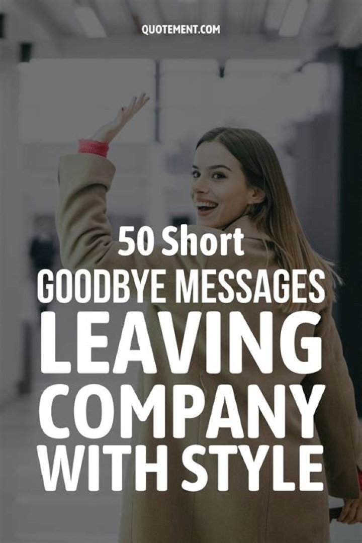 What does leaving shortly mean?