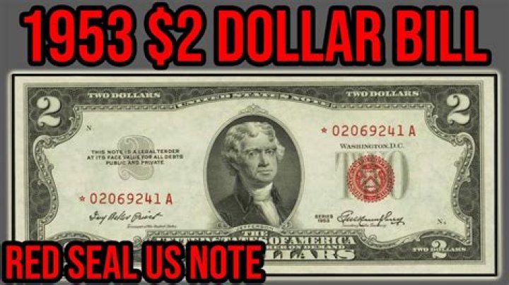 What does the red seal on money mean?