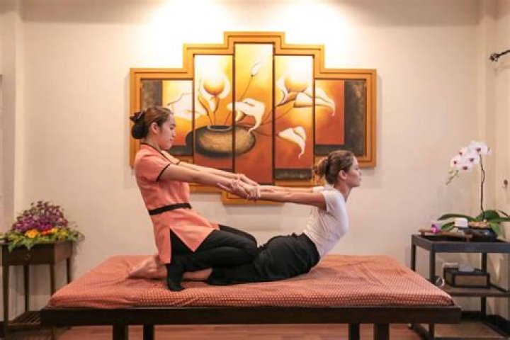 What happens during a Thai massage?