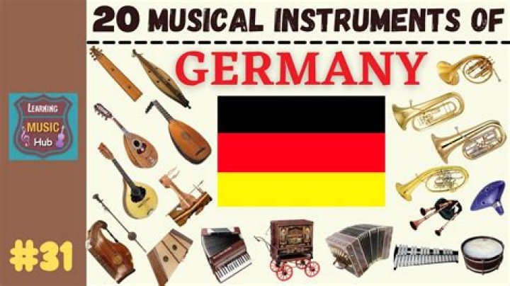 What instruments originated from Germany?