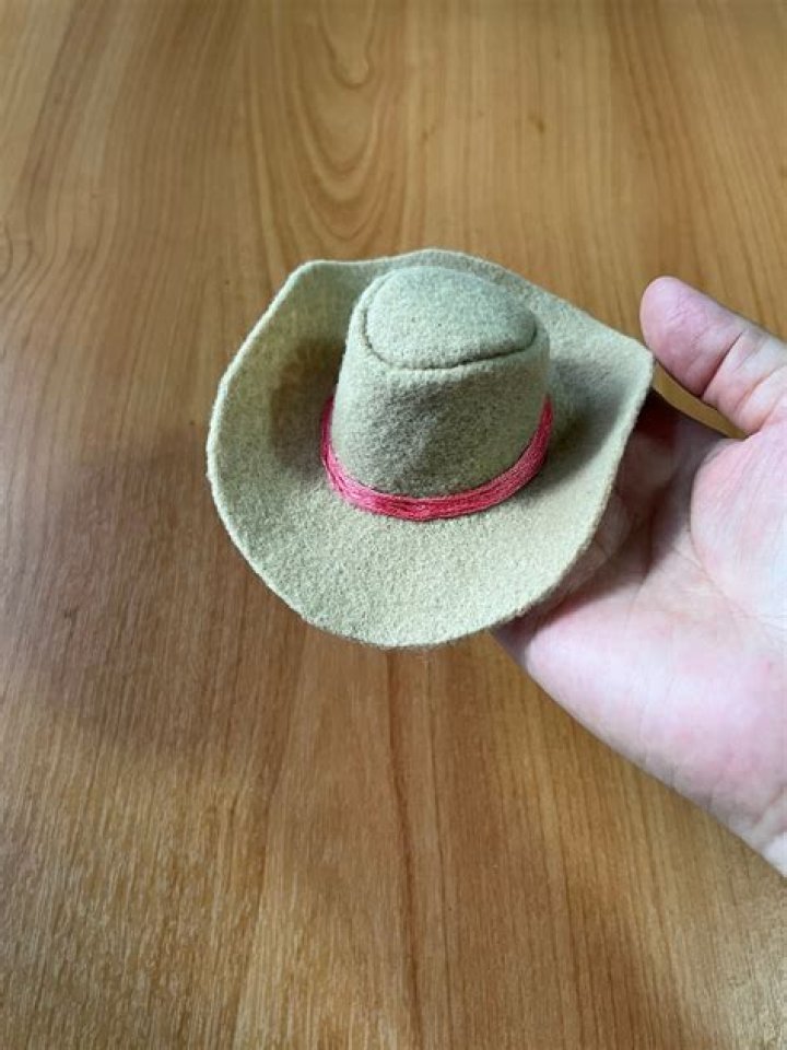 What is a felt cowboy hat made of?