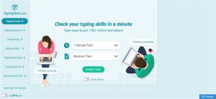 What is a typing test?