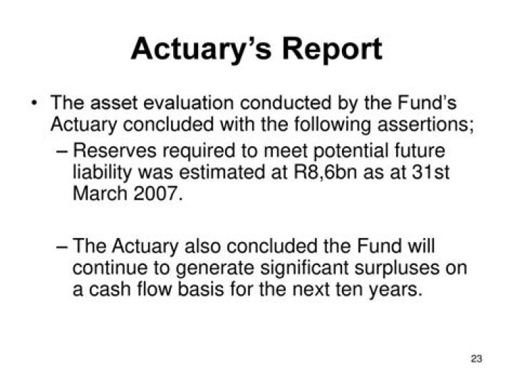 What is actuary report? | ContextResponse.com