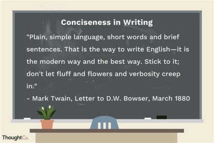 What is concise language?
