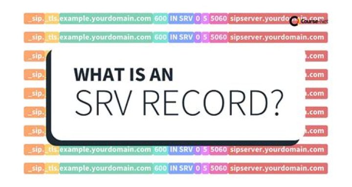 What is DNS SRV record?