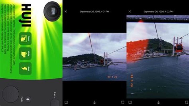 What is huji Cam app?