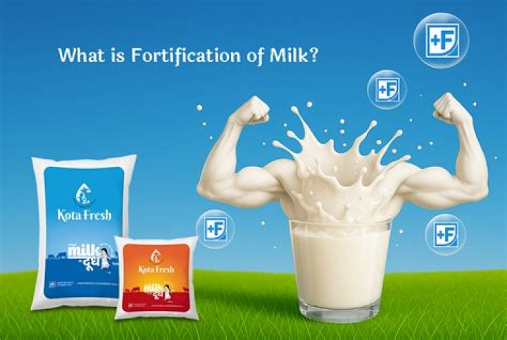 What is meant by fortification of milk?