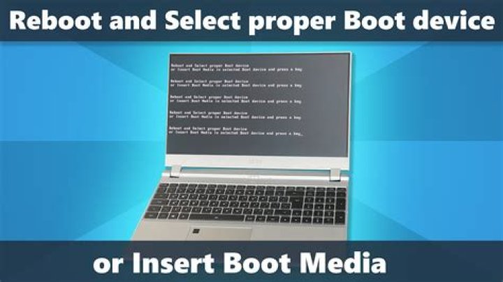 What is proper boot device?