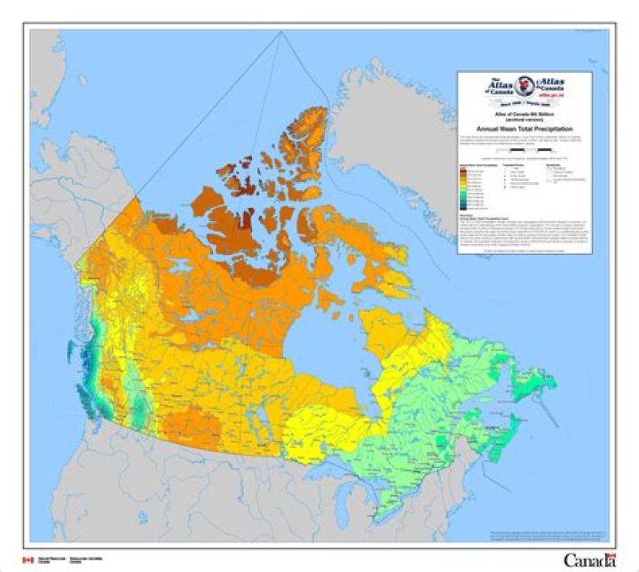 What is the average rainfall in the taiga biome?