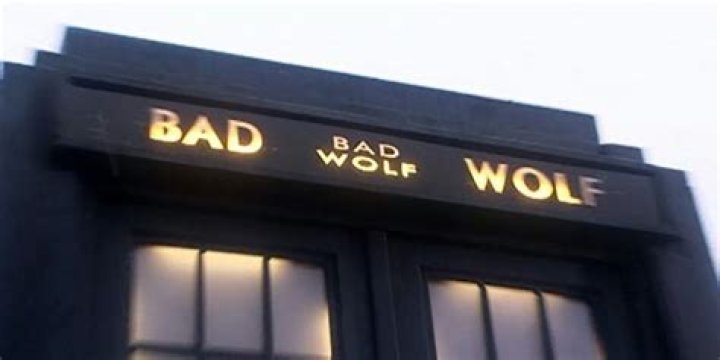 What is the bad wolf reference in Dr Who?