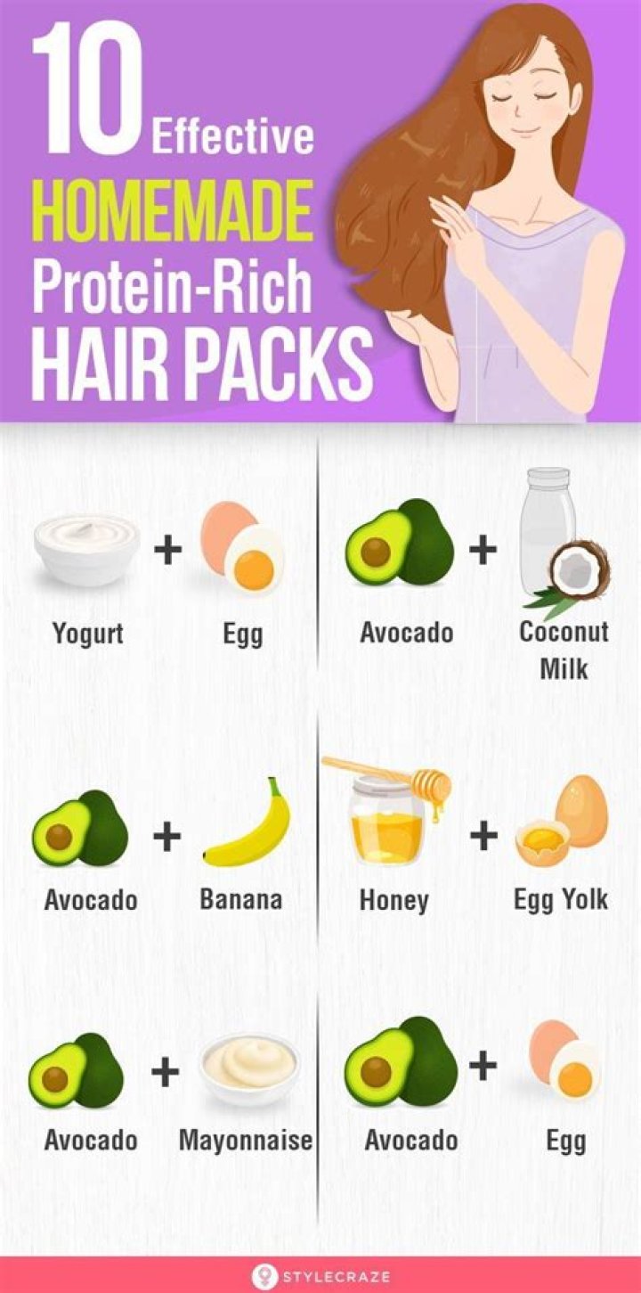 What is the best homemade protein treatment for hair?