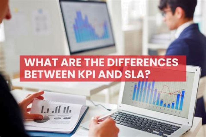 What is the difference between an SLA and a KPI?