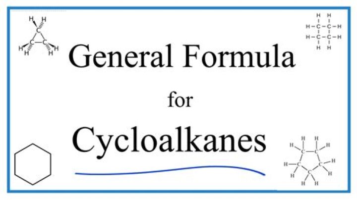 What is the general formula of Cycloalkenes?