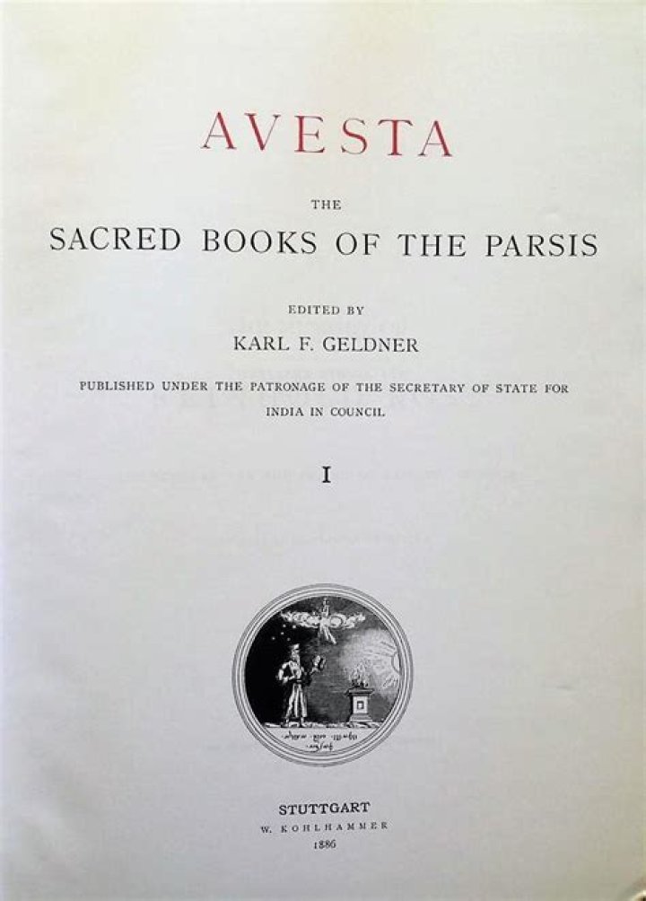 What is the sacred book of Parsis?