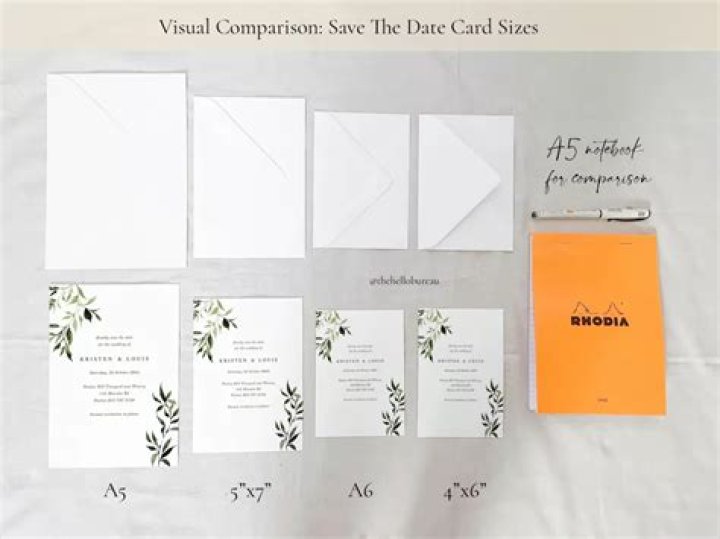 What is the standard place card size?