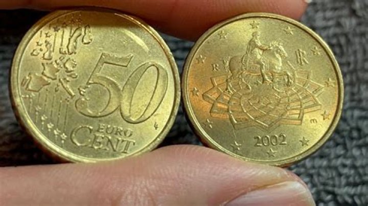 What is the value of 50 euro cent?