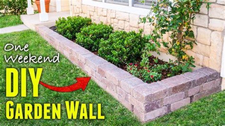 What kind of bricks do you use for a garden wall?