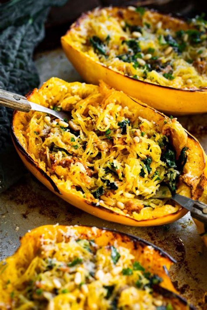 What meat goes with spaghetti squash?