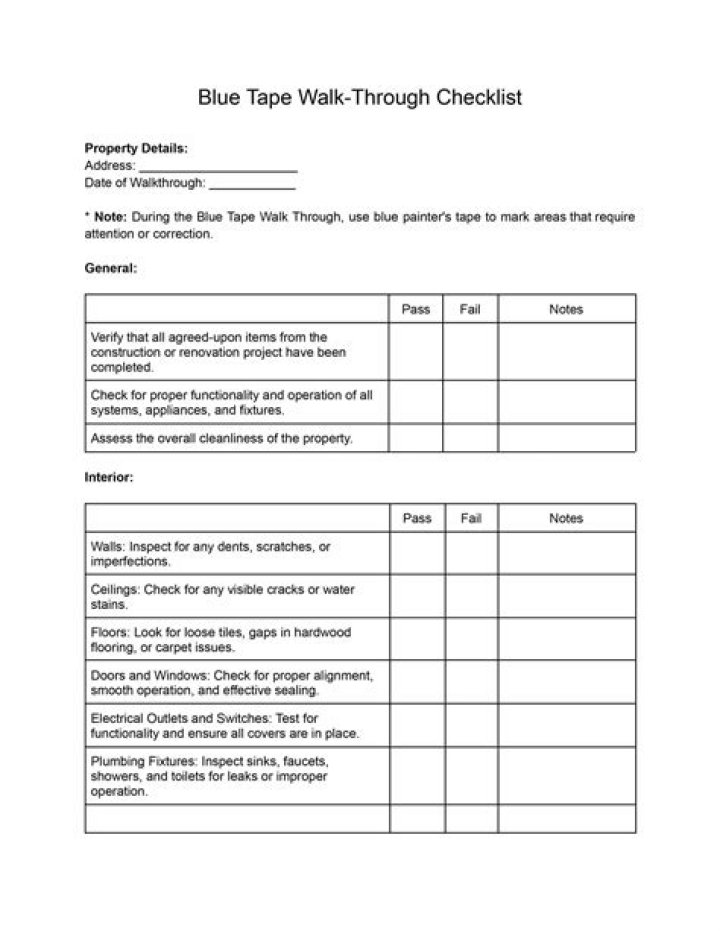 What should I look for when walking through a house?