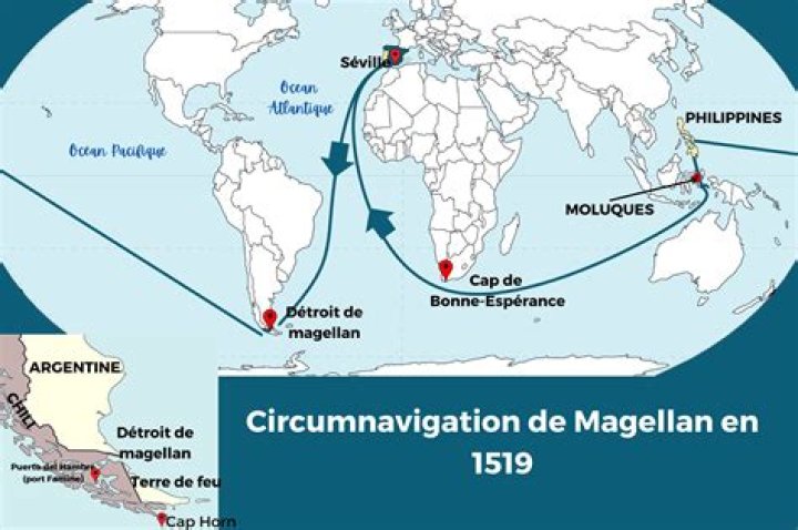 What year did Magellan circumnavigate the globe?