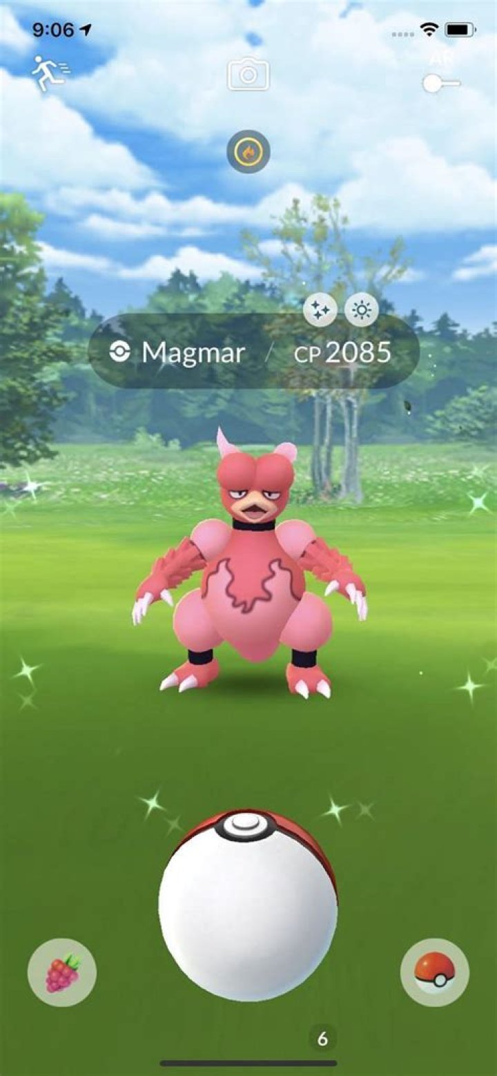 Where can I find magmar in Pokemon go?