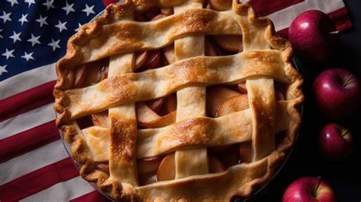 Where did the term American apple pie come from?