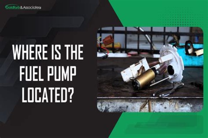 Where is the fuel pump located on a 2004 Dodge Durango?