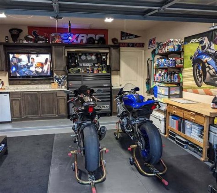 Where should I store my bike in the garage?