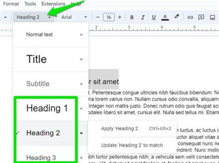 Which elements represents a section of a document that links to other documents?