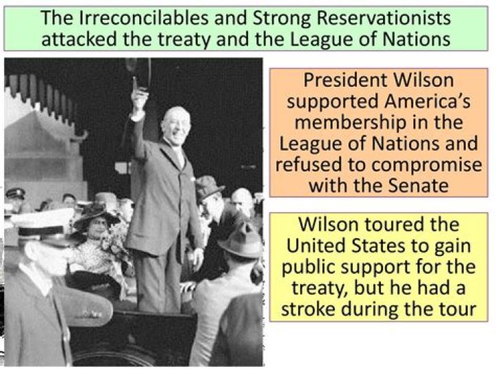 Who were the irreconcilables and reservationists?